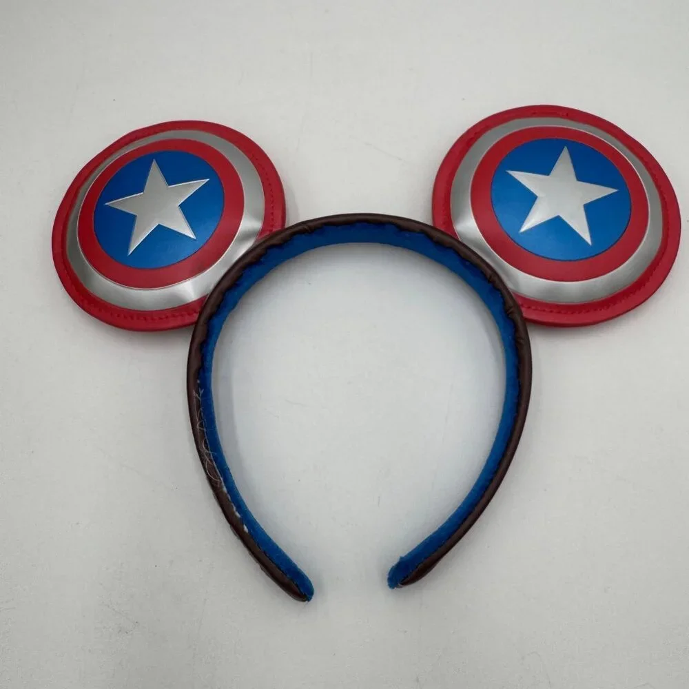 Disney Parks Marvel Captain America The First Avenger Ear Headband